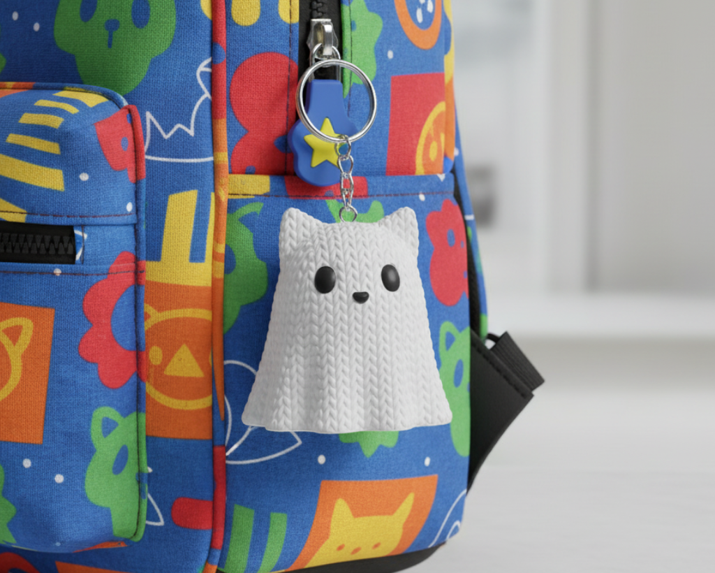 Knitted Cat Ghost