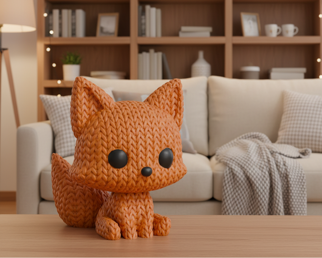 Knitted Fox