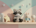 Knitted Raccoon